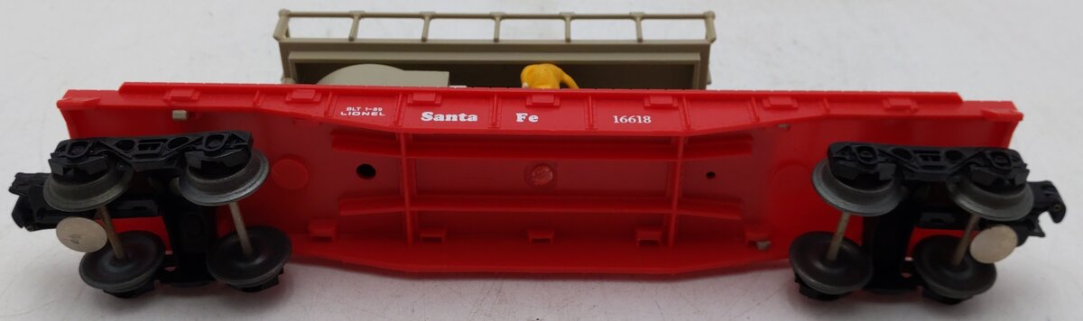 Lionel 6-16618 O Gauge Santa Fe Track Maintenance Car VG