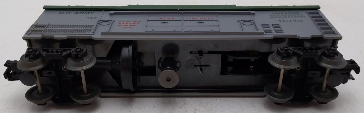 Lionel 6-16710 O Gauge Operating U.S. Army Missile Car #16710 EX