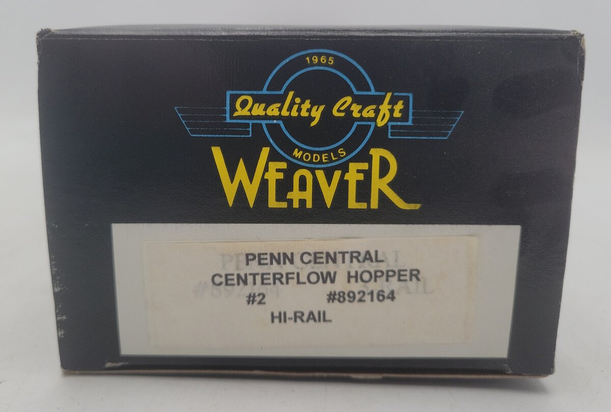 Weaver 892164 O Gauge Penn Central Centerflow Hopper (3 Rail) EX/Box