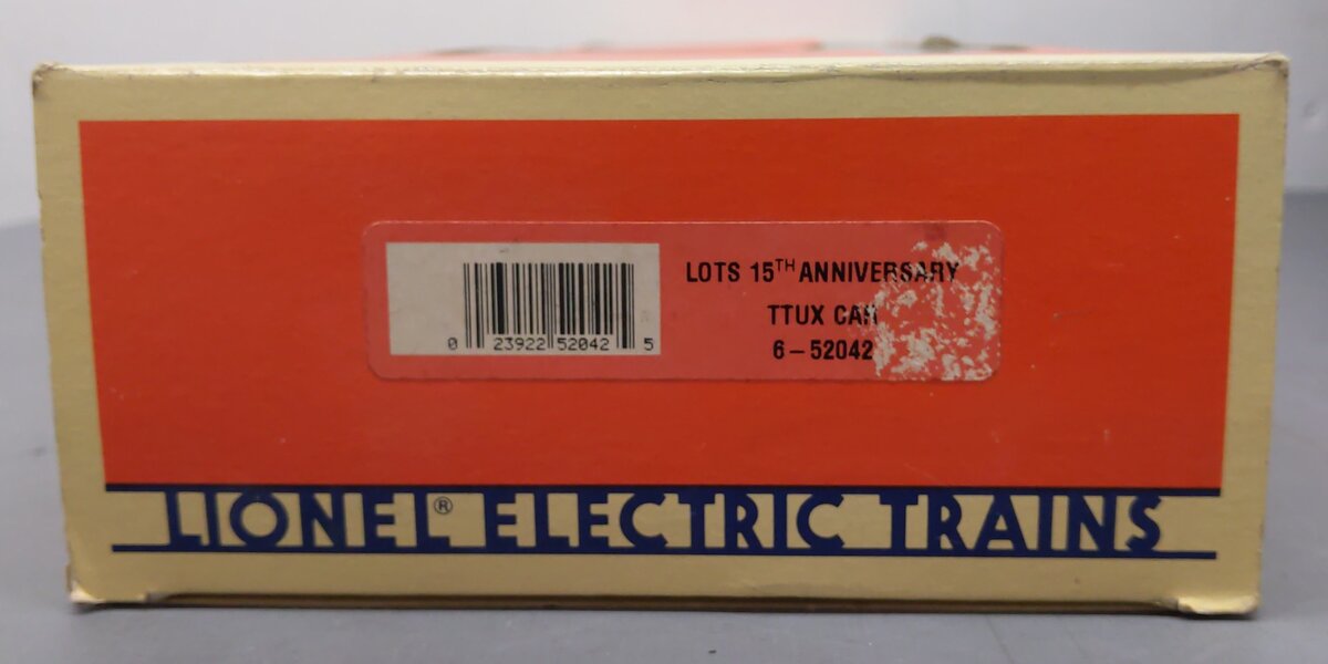 Lionel 6-52042 O BN TTUX Flatcar with Trailer EX/Box