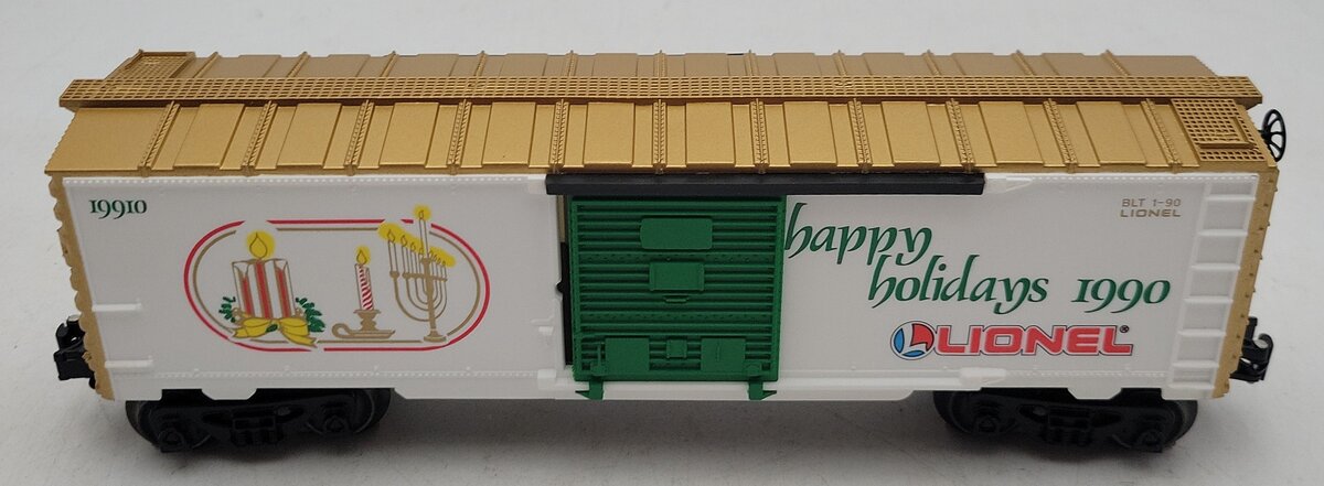 Lionel 6-19910 O Gauge 1990 Seasons Greetings Box Car LN