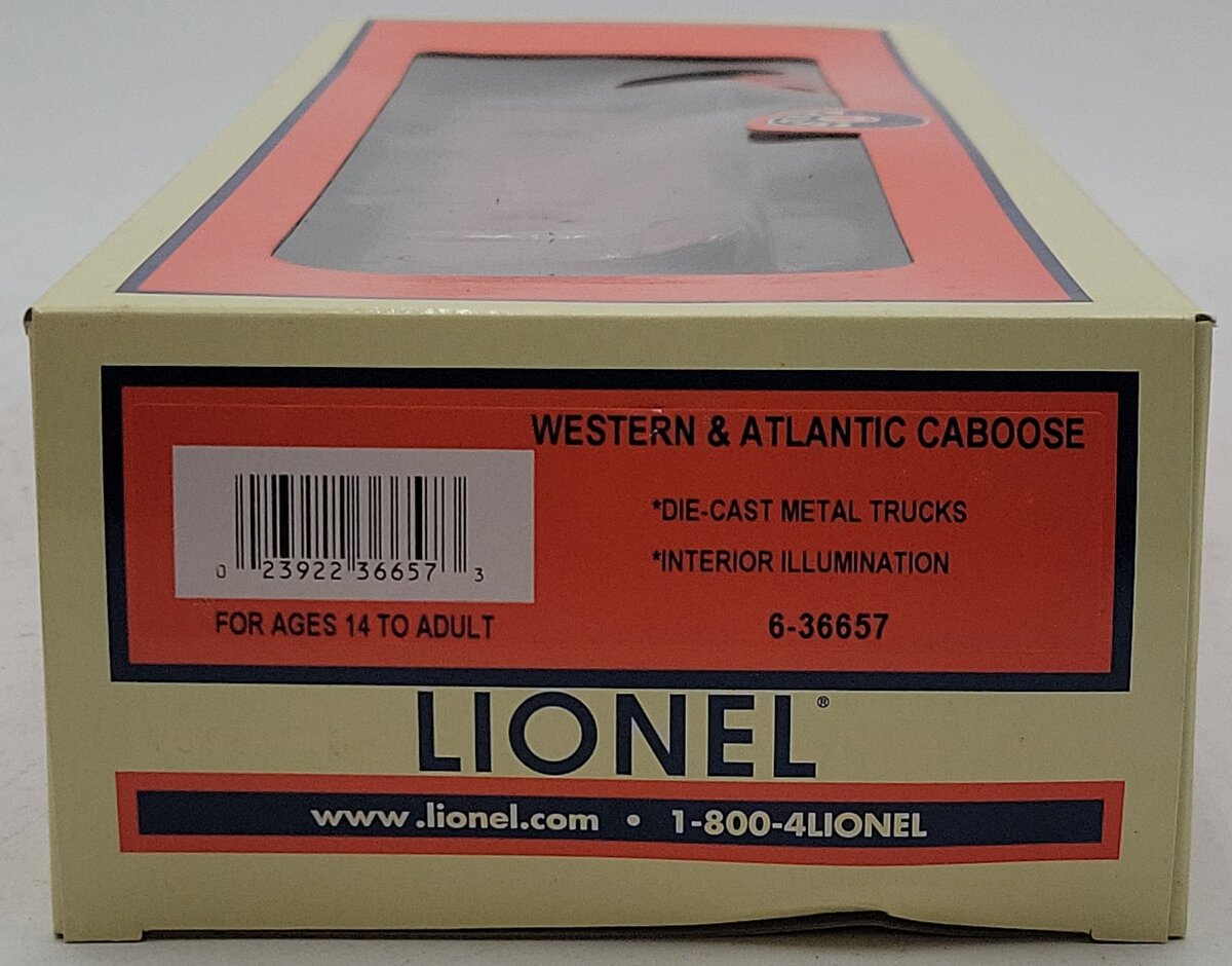 Lionel 6-36657 Western & Atlantic Caboose #1897 NIB