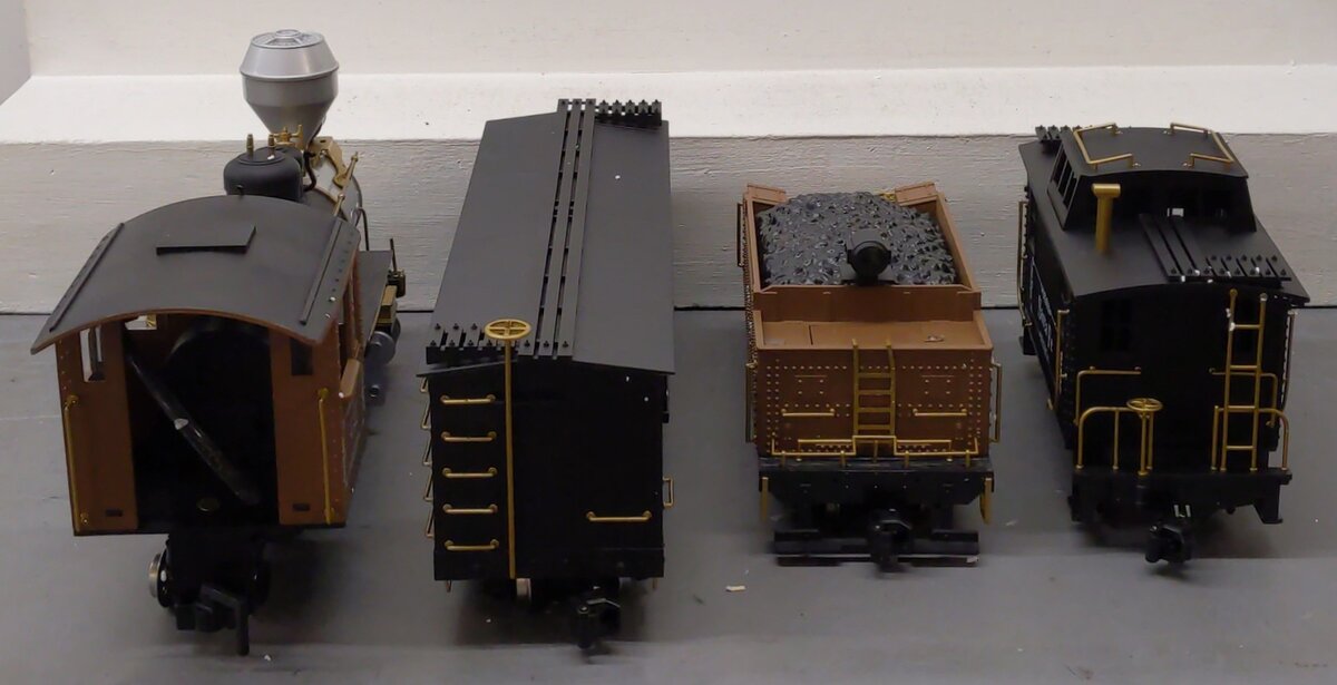 Buddy L 60002 G Scale Sante Fe Starter Steam Train Set EX
