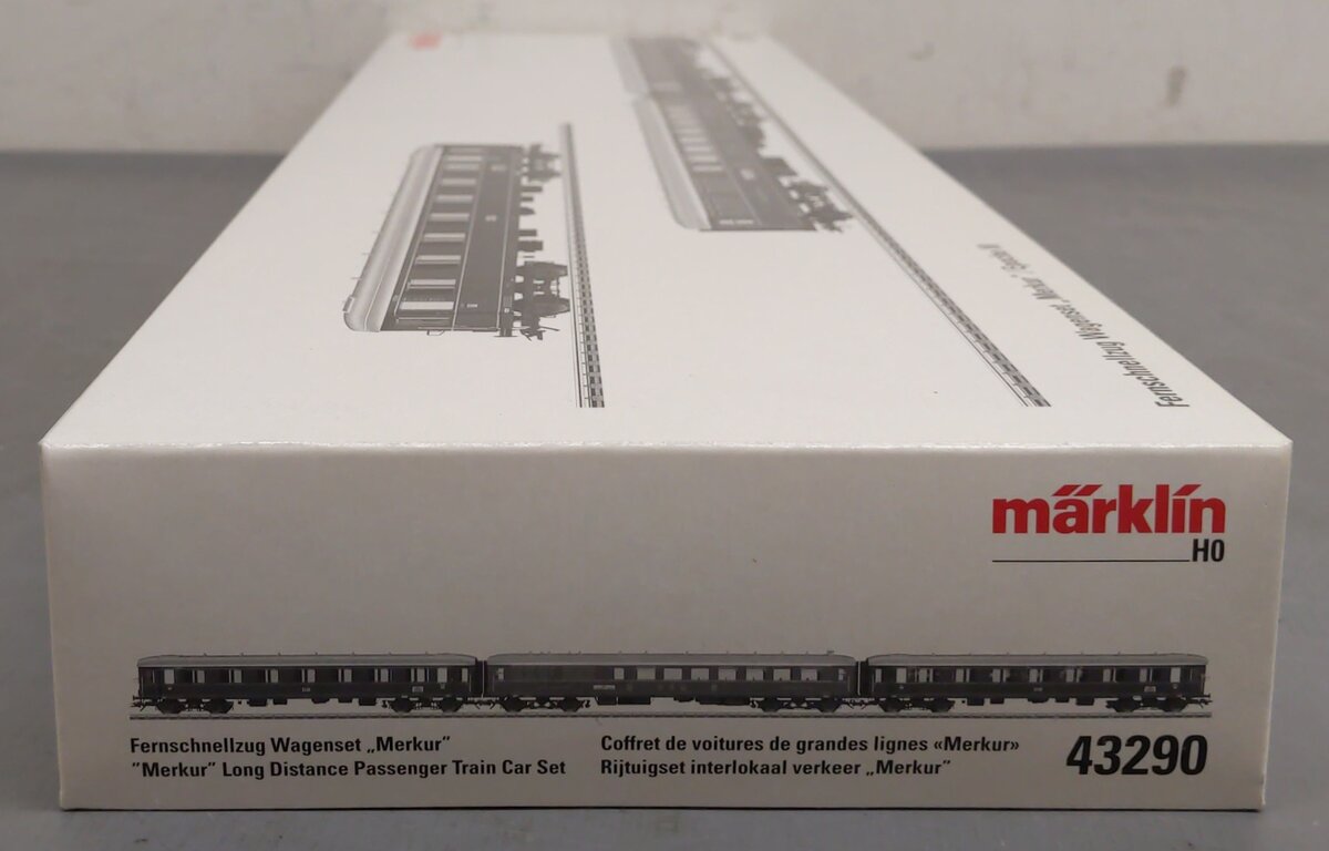 Marklin 43290 HO Scale DB Merkur Long Distance Passenger Train 3-Car Set NIB