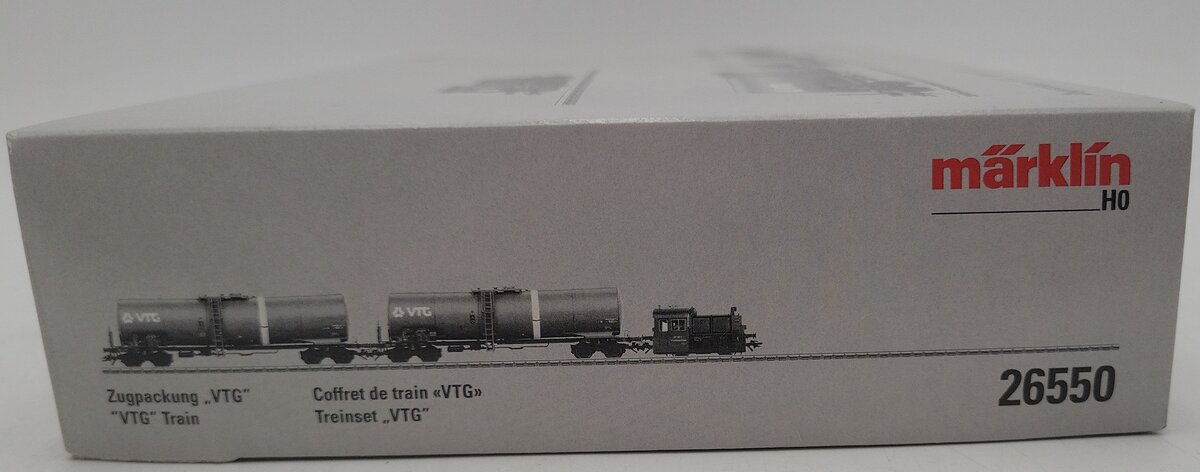 Marklin 26550 HO Scale Locomotive & Tank Cars (Set of 3) LN/Box