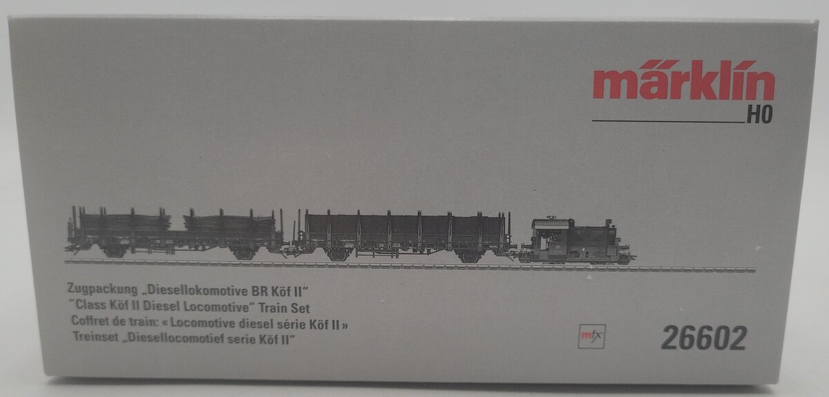Marklin 26602 HO Scale Dgtl DB Kof II Train Set LN/Box