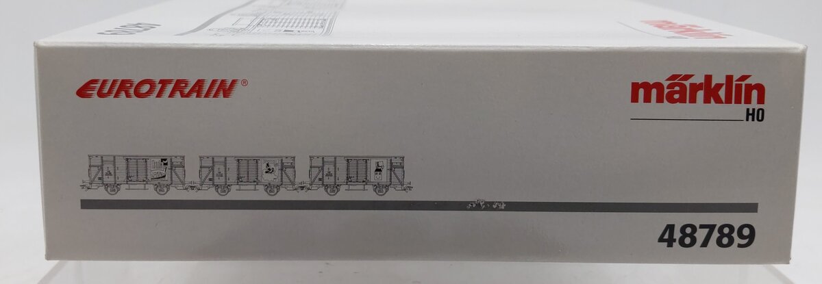 Marklin 48789 HO Scale DB "Historic Brands" Boxcars (Set Of 3) LN/Box
