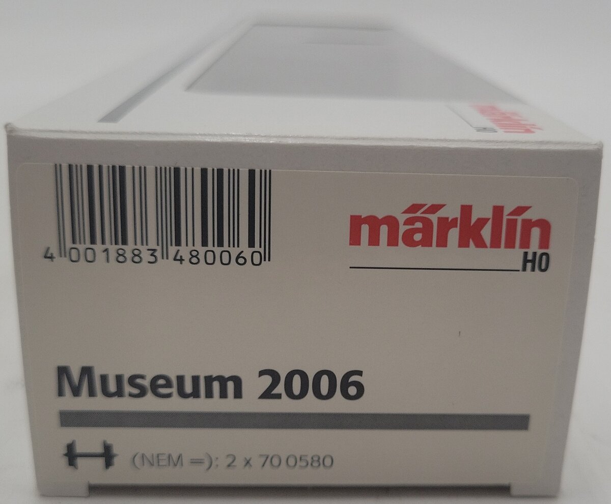 Marklin 48006 HO Scale Museum 2006 Truck & Flatcar LN/Box