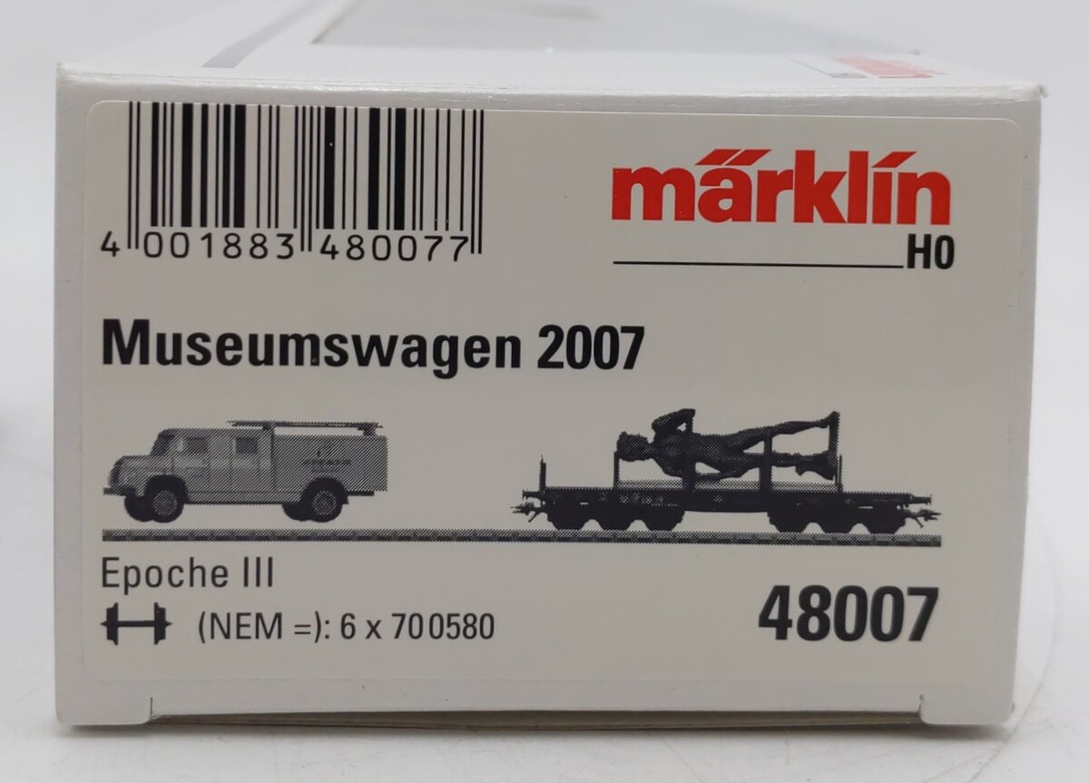 Marklin 48007 Deutsche Bahn 2007 Museum Car #965847 EX/Box