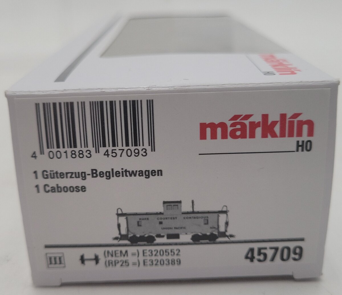 Marklin 45709 HO UP Caboose Type CA 3/CA-4