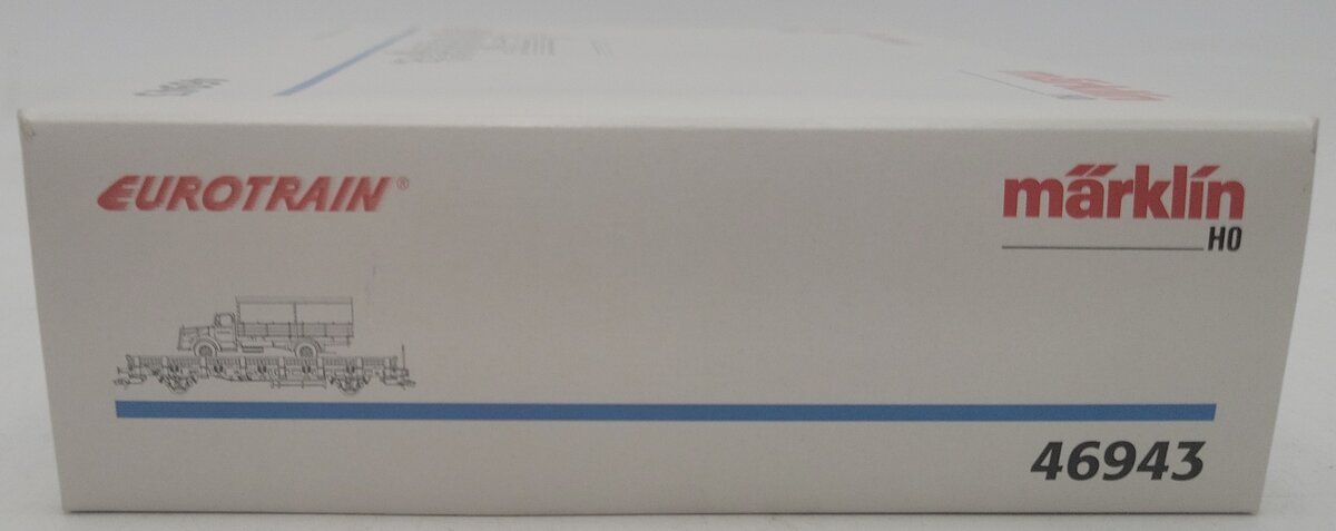 Marklin 46943 HO Scale DB Flatcar w/ Mercedes L6600 Truck #447121 LN/Box