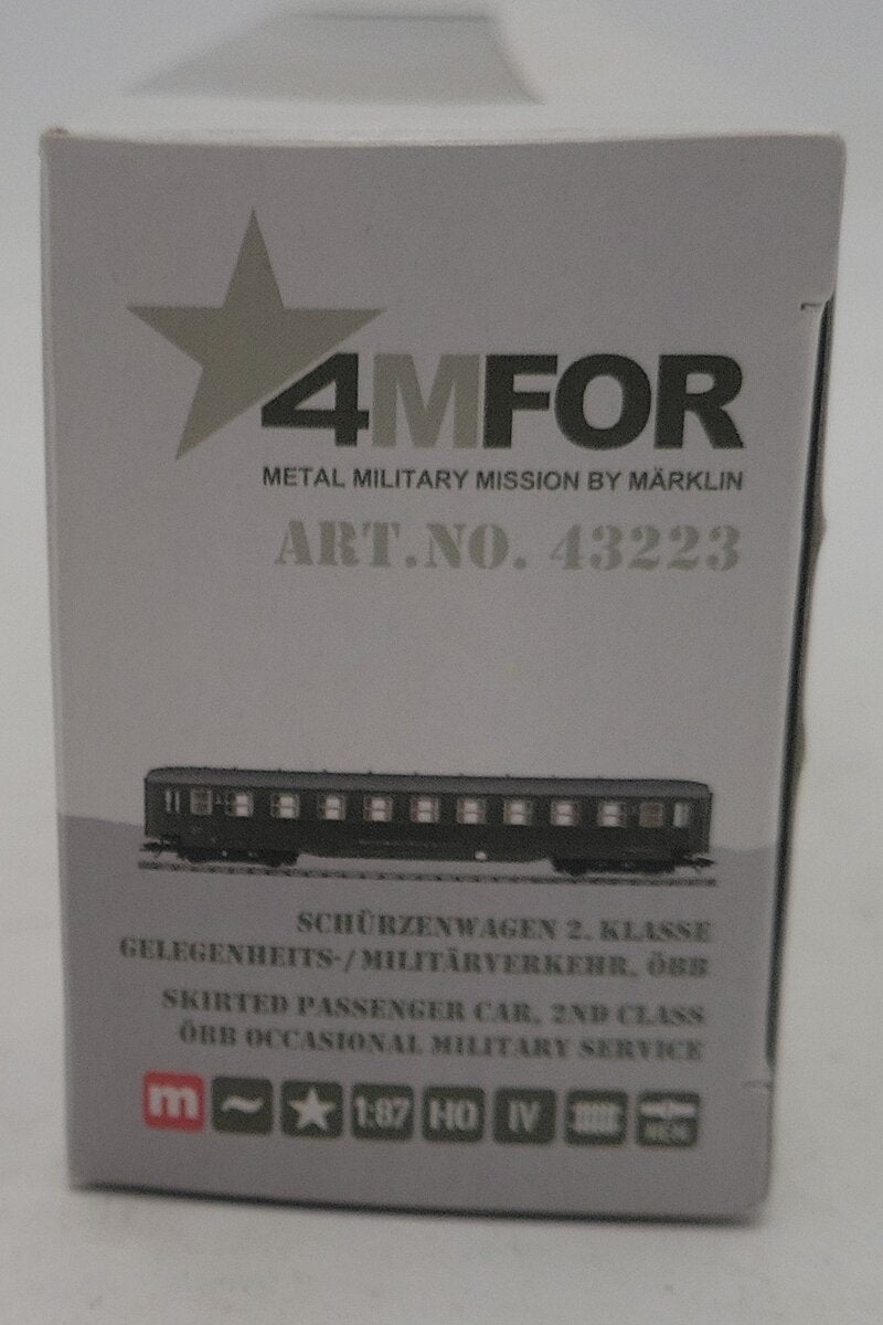 Marklin 43223 HO Scale Aus.Fed.Army: Military Crew Car LN/Box