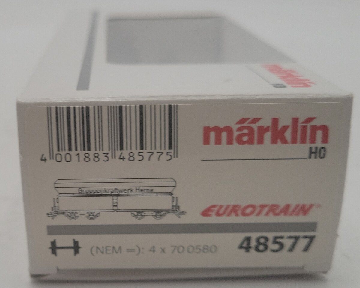Marklin 48577 HO DB Coal Hopper w/ Load LN/Box
