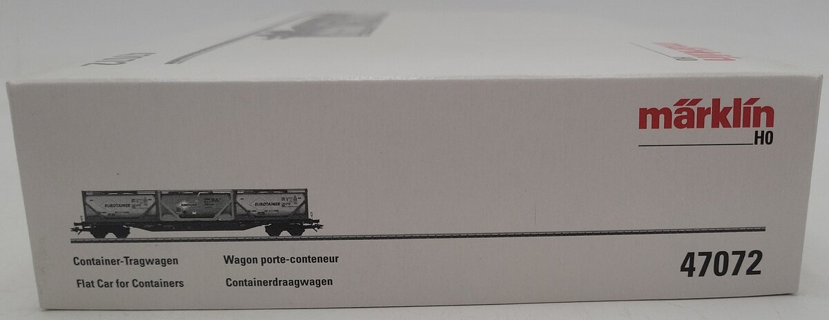Marklin 47072 DBAG Flatcar with Tank Containers LN/Box