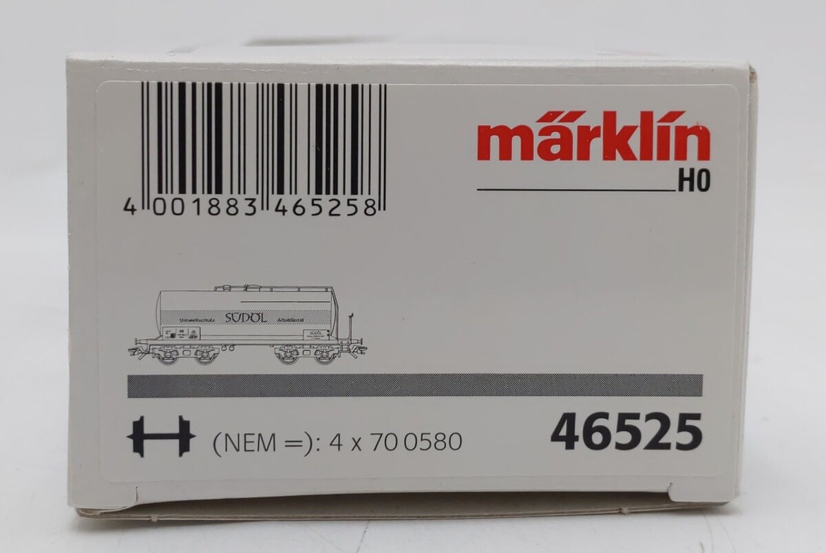Marklin 46525 HO Scale 'Sudol' Environmental Protection Waste Service Tank Car EX/Box
