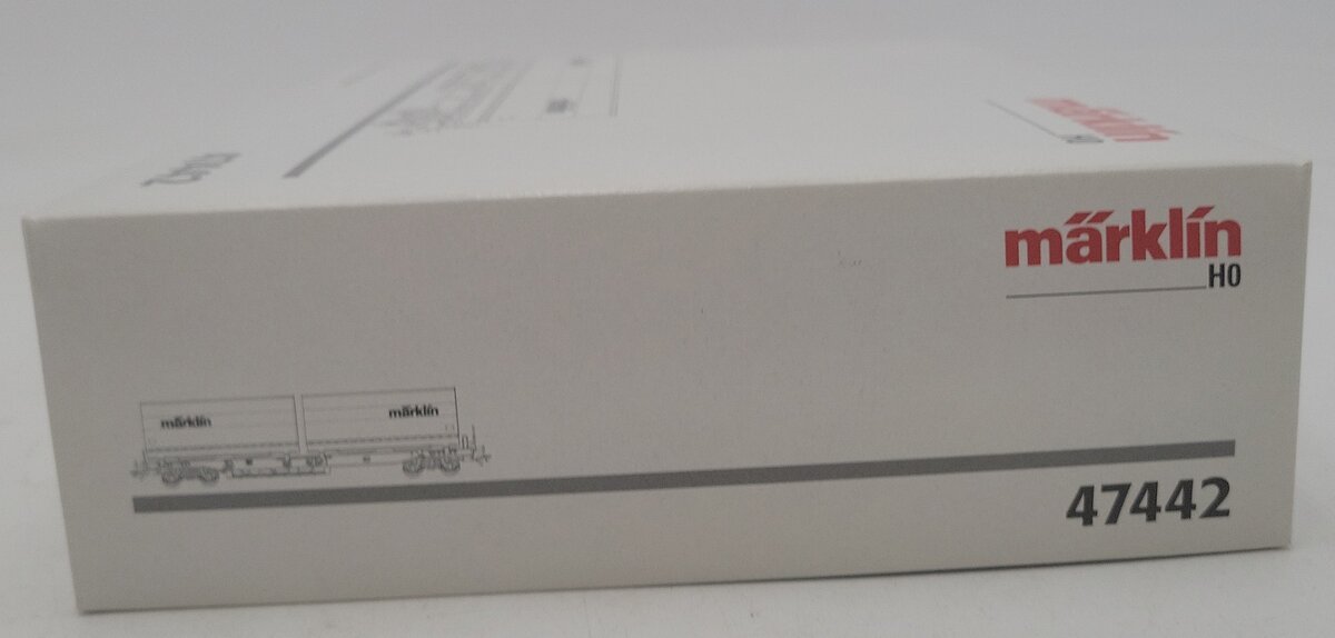 Marklin 47442 HO DB Deep Well Flatcar Set LN/Box