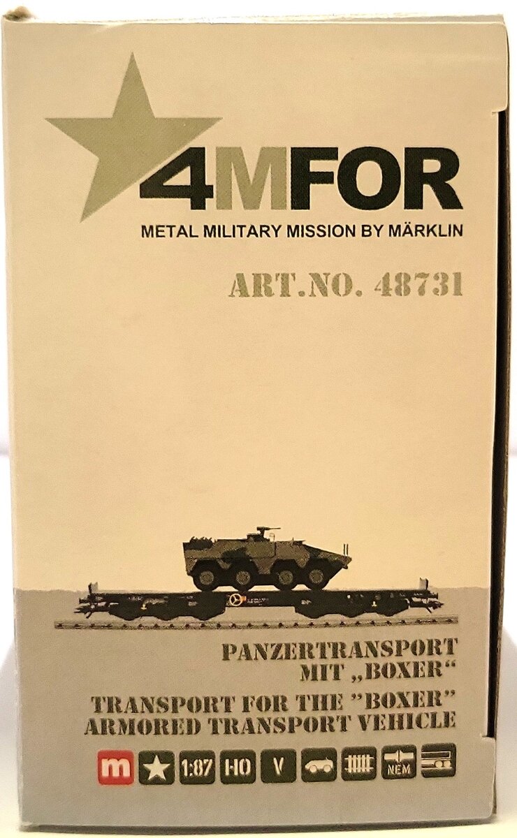 Marklin 48731 Transport for Boxer Armored Vehicle LN/Box