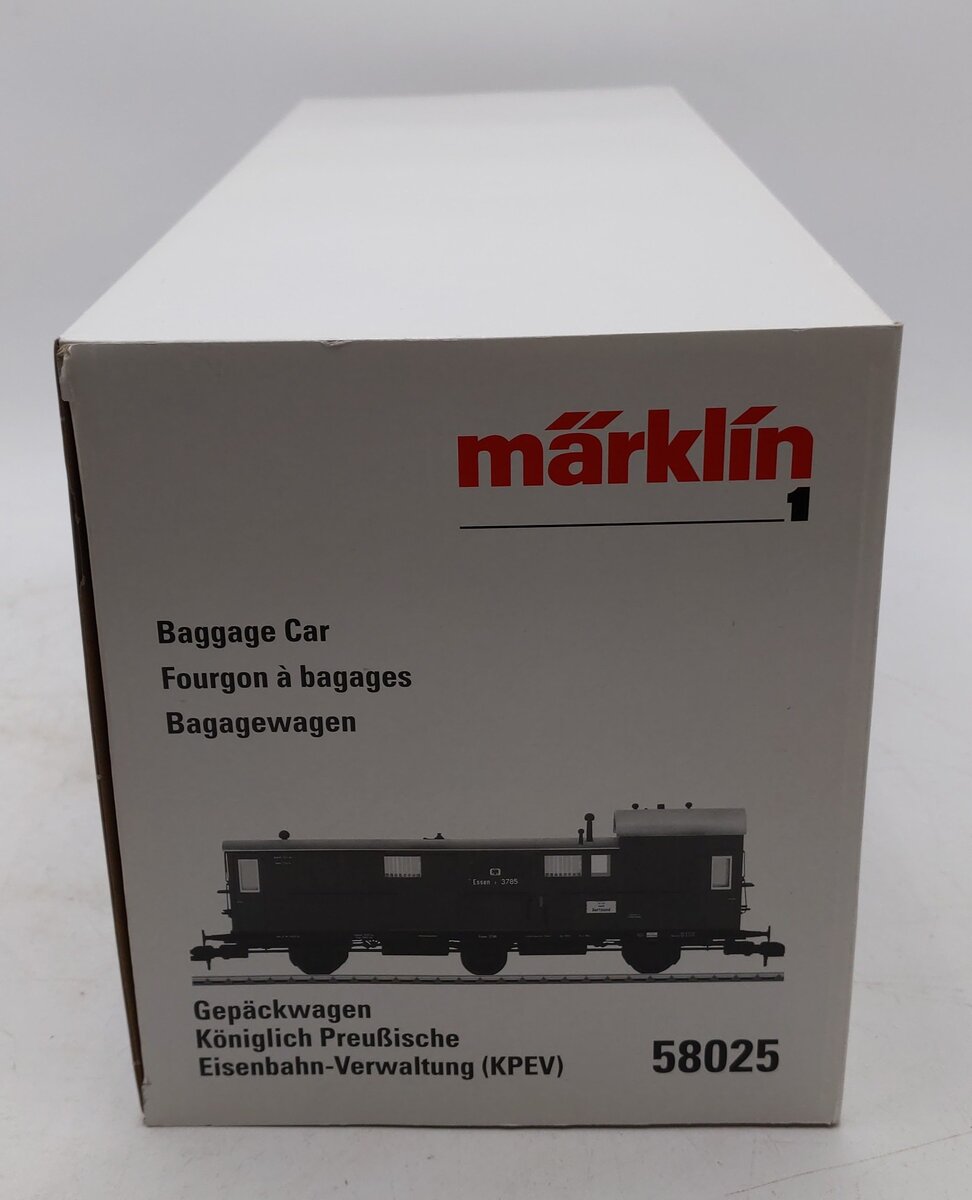 Marklin 58025 1 Gauge Essen Baggage Car #3785 LN/Box