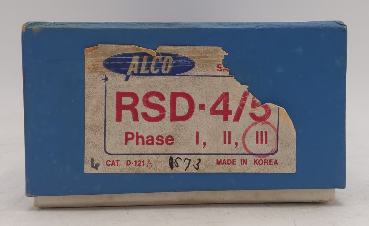 Alco Models D-121 HO Scale BRASS RSD 4/5 Diesel Switcher/Box