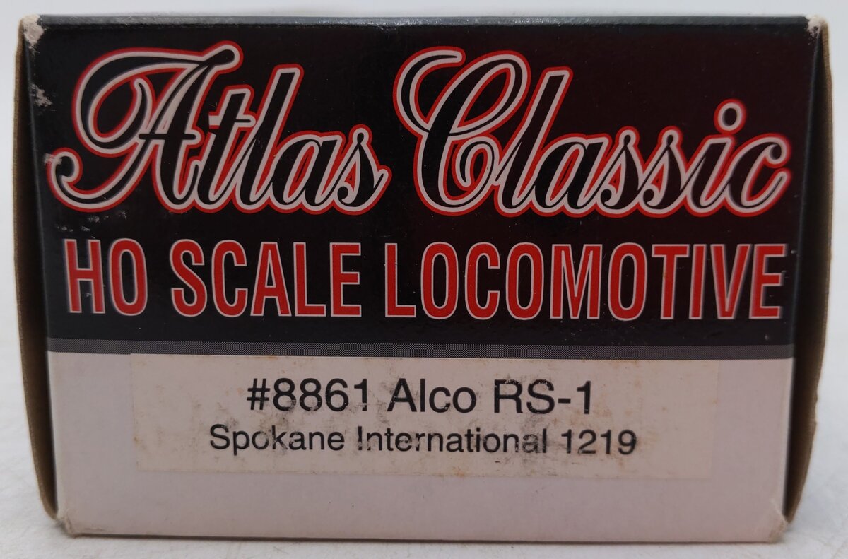 Atlas 8861 HO Spokane International Alco RS-1 Diesel Locomotive #1219 EX/Box