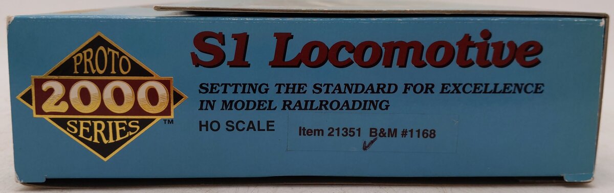 Proto 2000 21351 HO B&M S1 Diesel Locomotive #1168 EX/Box