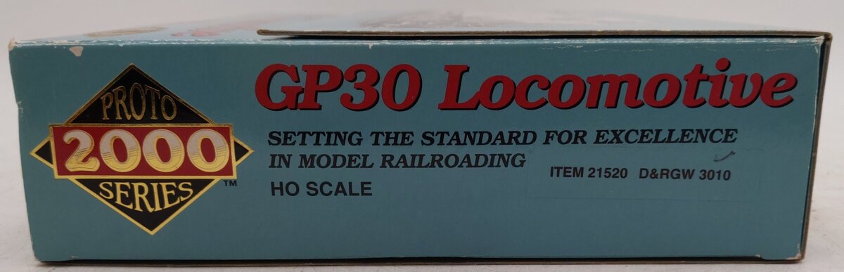 Proto 2000 21520 HO Scale D&RGW GP-30 Diesel Locomotive #3010 VG/Box