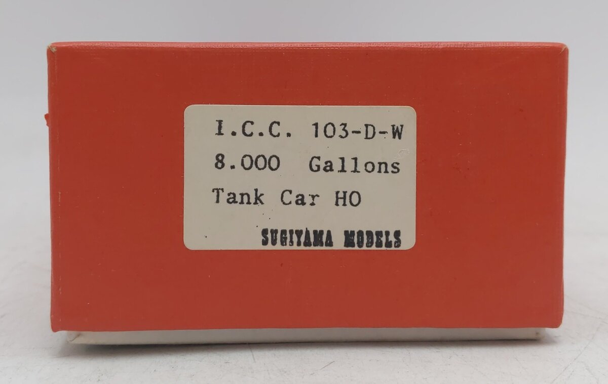 Sugiyama HO BRASS ICC 8000 Gallon Tank Car - Unpainted VG/Box