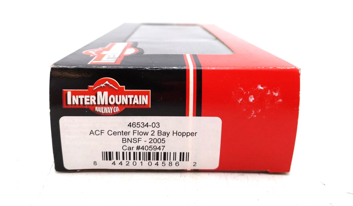 InterMountain 46534-03 HO BNSF 2-Bay Hopper #405947 LN/Box