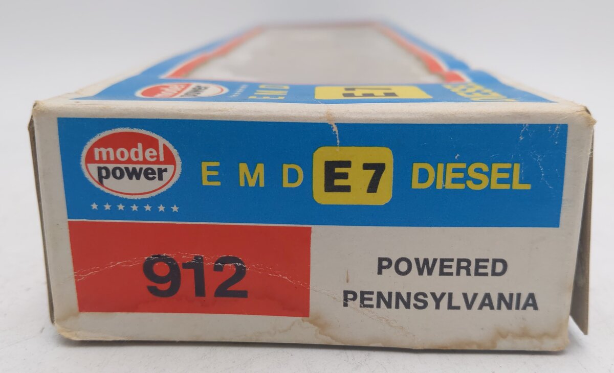 Model Power 912 HO PRR EMD E9 Powered Diesel Locomotive VG/Box
