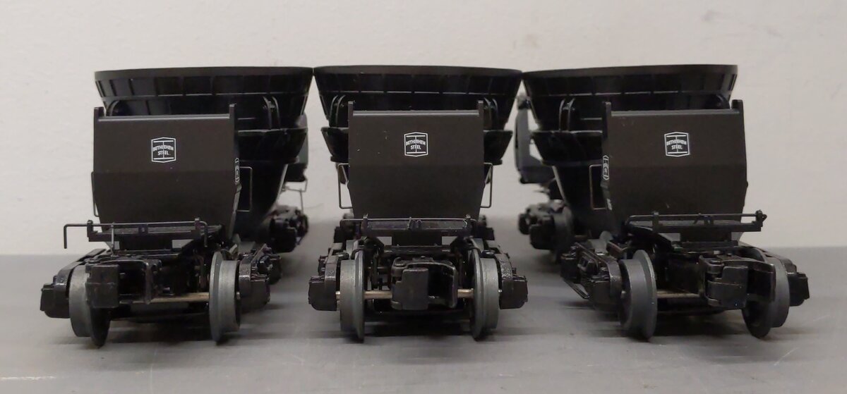 Lionel 6-83462 O Bethlehem Steel Slag Car (Pack of 3) EX