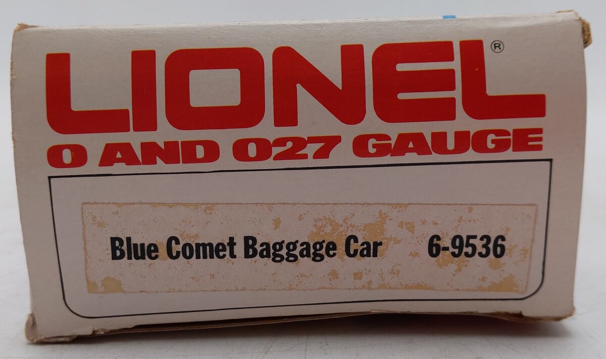 Lionel 6-9536 O Gauge Blue Comet "Barnard" Baggage Car EX/Box