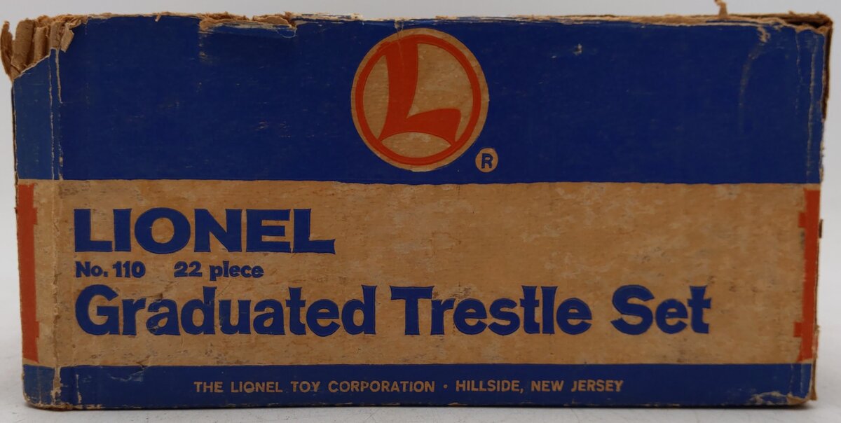 Lionel 110 Vintage O Graduated Trestle Set VG/Box