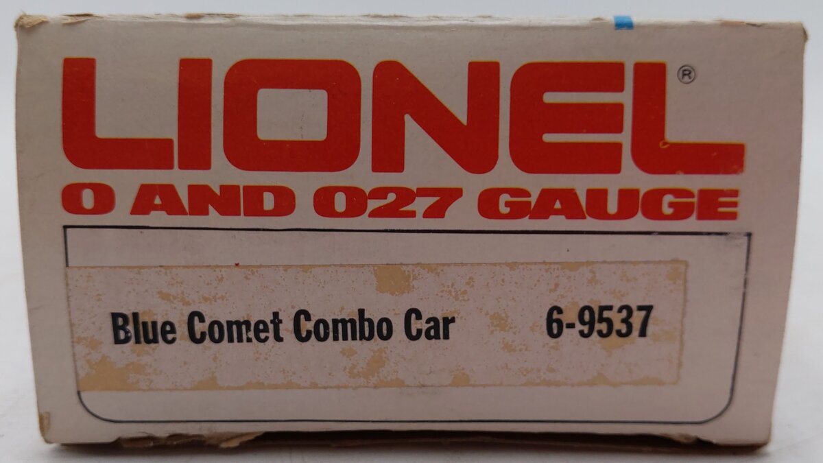 Lionel 6-9537 O Gauge Blue Comet "Halley" Combine Car EX/Box