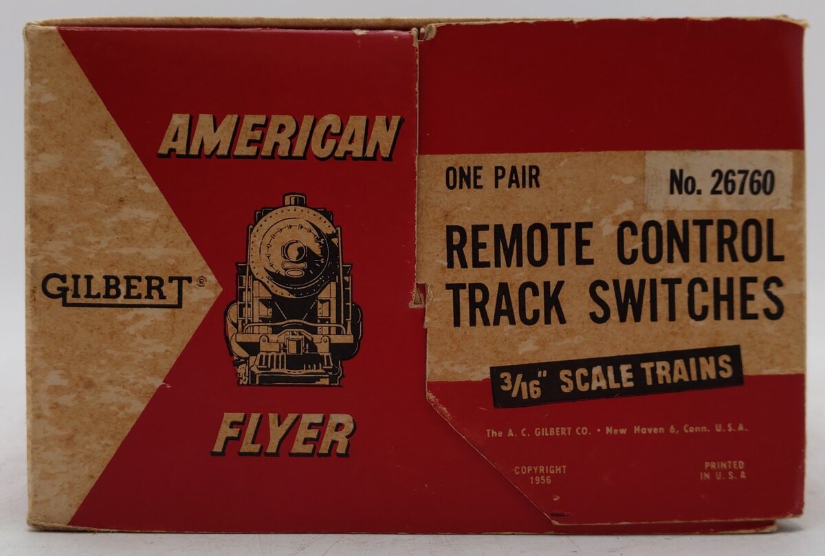 American Flyer 26760 Vintage S Electric Switches - Pair VG/Box