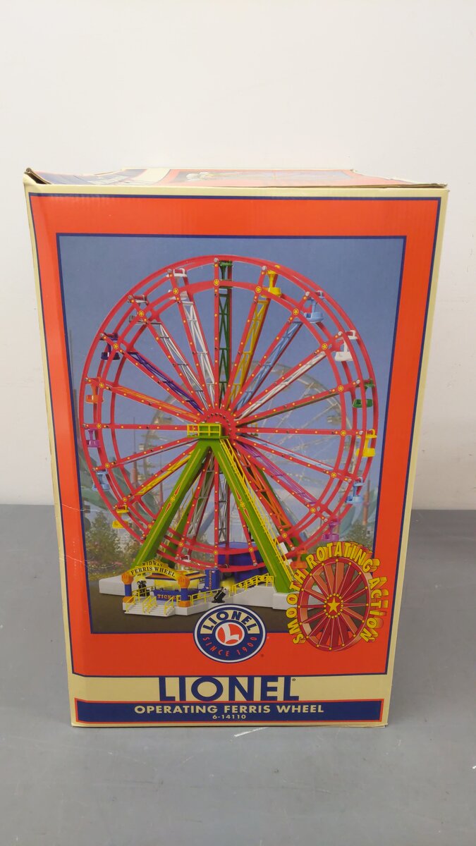 Lionel 6-14110 O Gauge Operating Ferris Wheel EX/Box