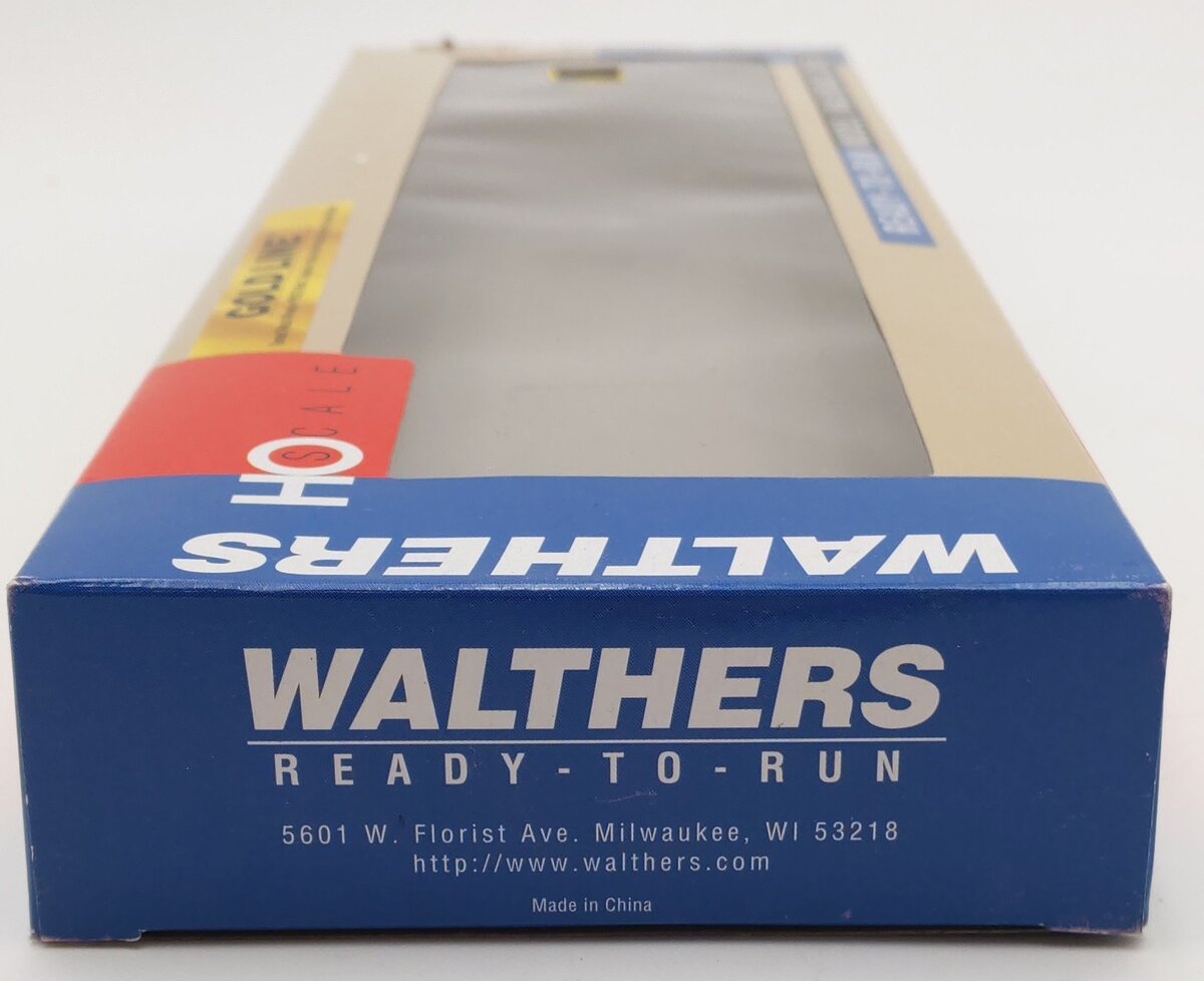 Walthers 932-40309 HO Scale ATSF 89' Flush Deck Flat Car #291504 EX/Box