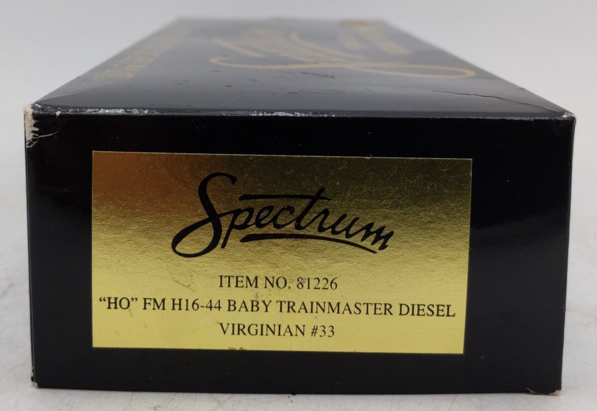Spectrum 81226 HO Virginian FM H16-44 Baby Train Master Diesel Locomotive #33 VG/Box