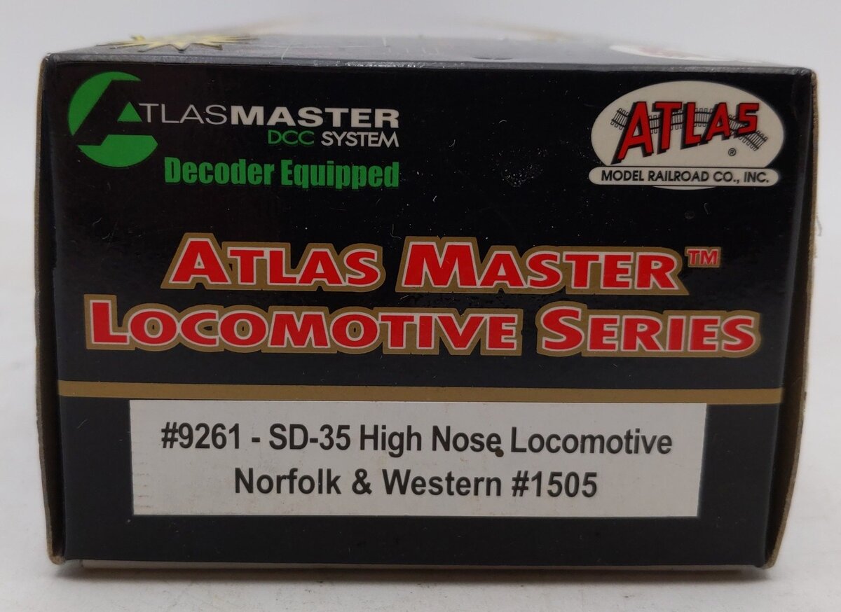 Atlas 9261 HO Norfolk & Western SD-35 High Nose Diesel Locomotive #1505 W/ DCC EX/Box