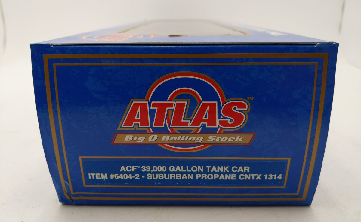 Atlas 6404-2 O Gauge Surburban Propane 33,000 Gallon Tank Car #1314 (3-Rail) NIB