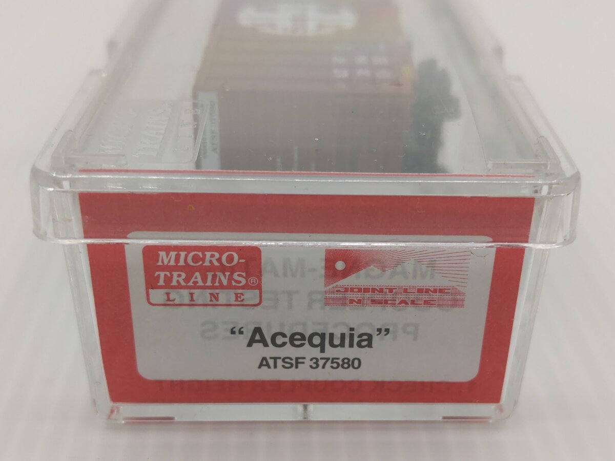 Micro-Trains N Scale Special Run Santa Fe "Acequia" Boxcar #37580 LN/Box