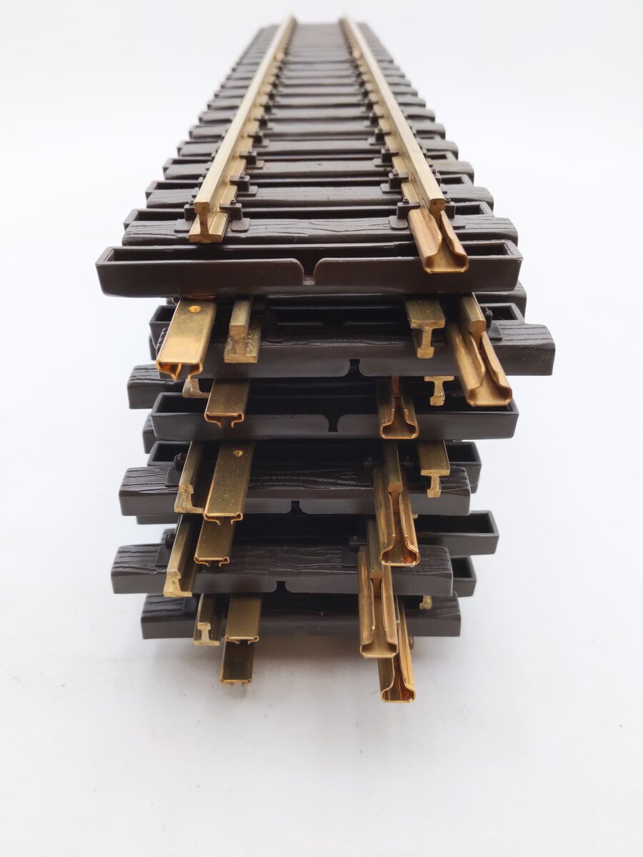 LGB 10600 G Gauge Brass 24" Straight Track Sections (12) EX