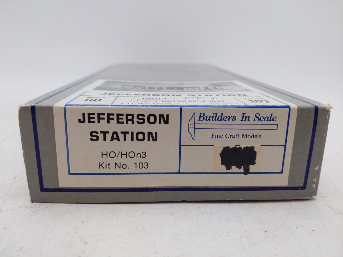 Builders-in-Scale 103 HO/HOn3 Scale Jefferson Station Kit