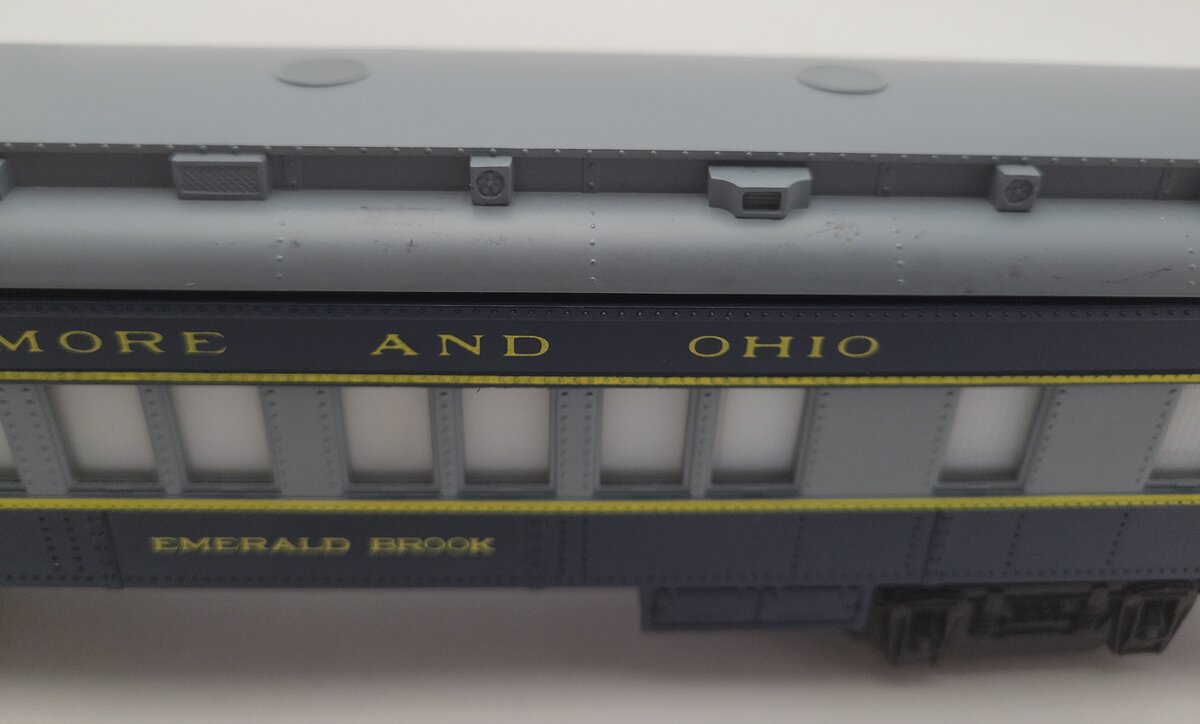 Lionel 6-9525 O Gauge Baltimore & Ohio "Emerald Brook" Passenger Car EX