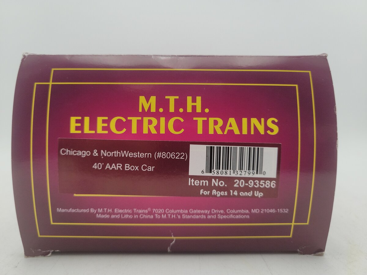 MTH 20-93586 O Gauge Chicago & Northwestern Box Car #80622 EX/Box
