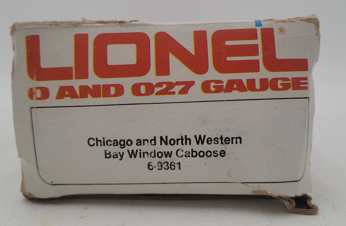 Lionel 6-9361 O Chicago & North Western Bay Window Illuminated Caboose #9361 EX/Box