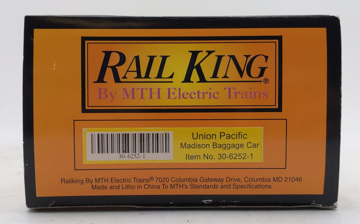 MTH 30-6252-1 Railking Union Pacific Madison Baggage car #1735 EX/Box