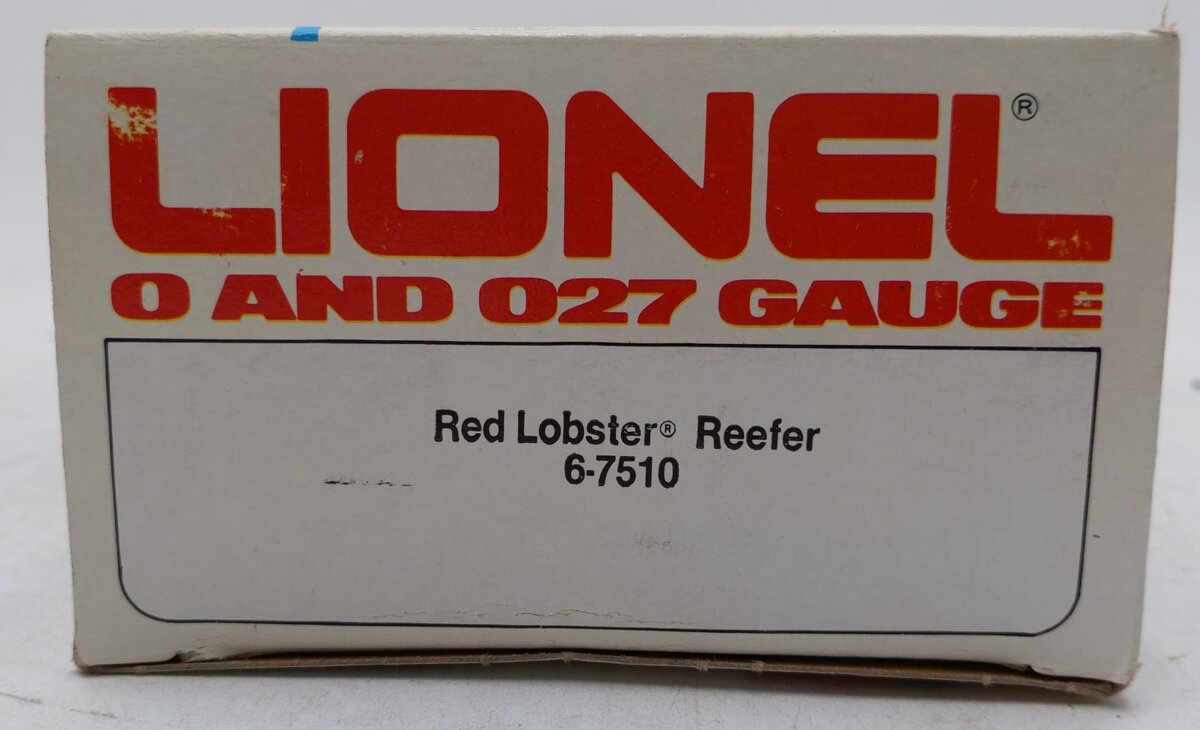 Lionel 6-7510 O Gauge Red Lobster Refrigerator Car EX/Box