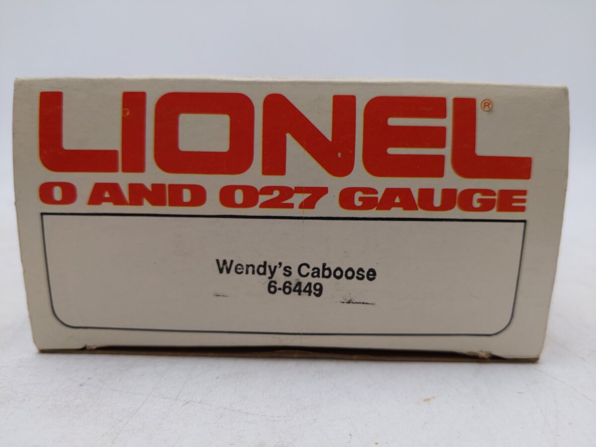 Lionel 6-6449 O Gauge Wendy's N5C Caboose EX/Box
