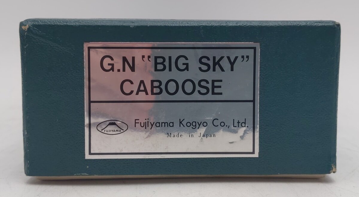 Fujiyama HO Scale BRASS BN Caboose - Custom Painted VG/Box