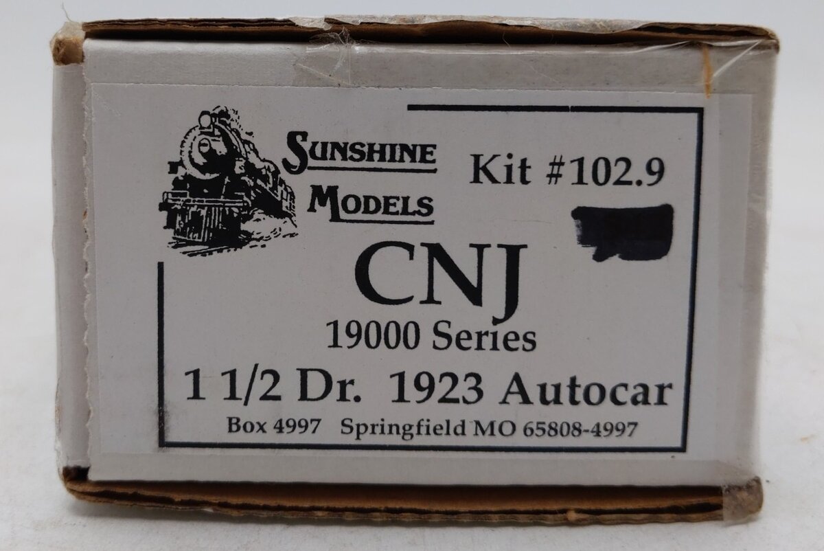 Sunshine Models 102.9 HO Central of New Jersey 19000 Series Autocar Kit-Assemble/Box